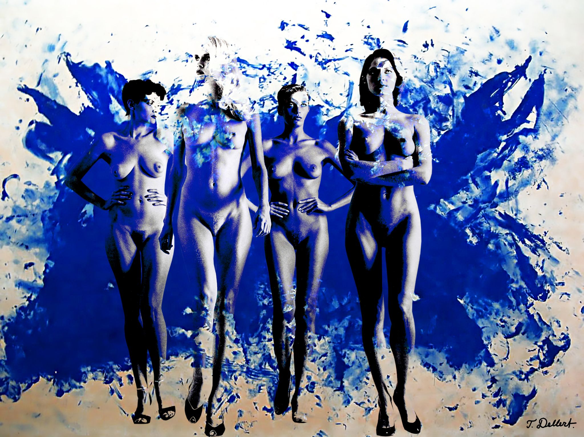 Nudes in IKB 